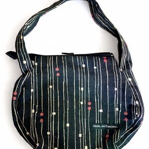 Stylish Black and Red Shoulder Bag by Skunkfunk